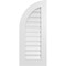 Ekena Millwork Quarter Round Top Left Surface Mount PVC Gable Vent w/ 3-1/2"W x 1"P Standard Frame, 16"W x 38"H GVPQL16X3801SF - alternate 1